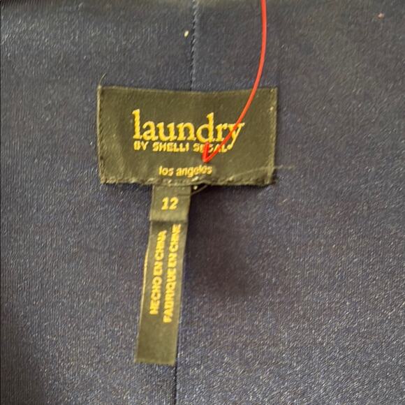 Laundry multi color kimono sleeved Dress Size 12 EUC - Picture 5 of 5